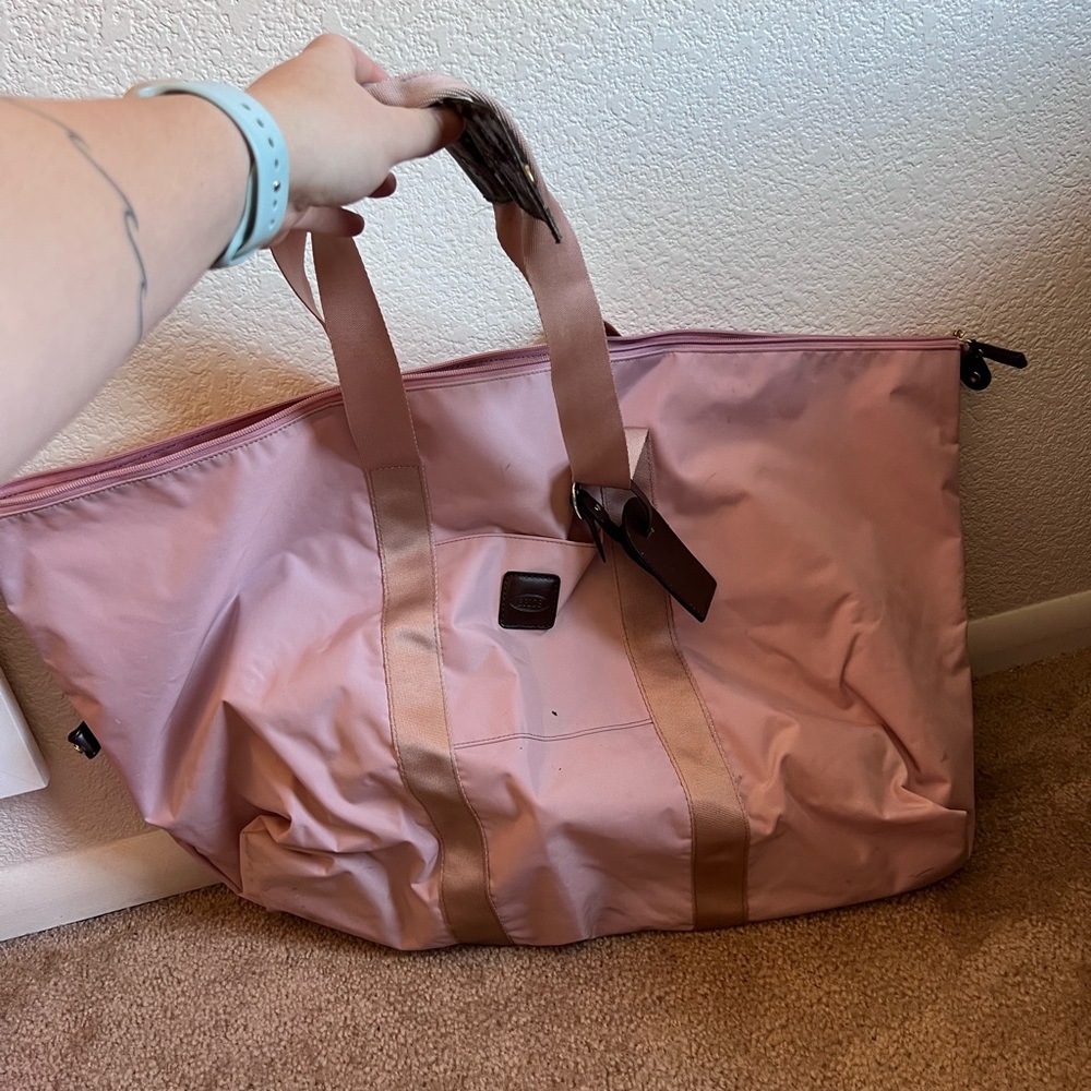 Brick’s large duffle bag